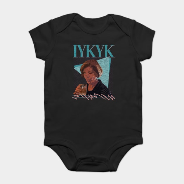 if you know you know Baby Bodysuit by Tv Moments